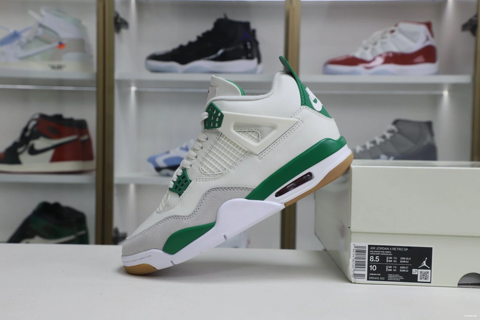 GREEN' RETRO 4 JORDAN 'PINE AIR SB NIKE X 0311